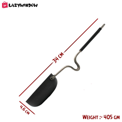 LAZYwindow Essential Iron Tadka Pan/Fry Pan with Steel Handle for Kitchen 12cm Diameter Pack Of 1