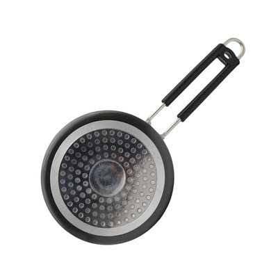 LAZYwindow Superior Quality Hard Anodised Sauce Pan - 1.5 Ltr. (Black) | Induction Base & Long-Lasting