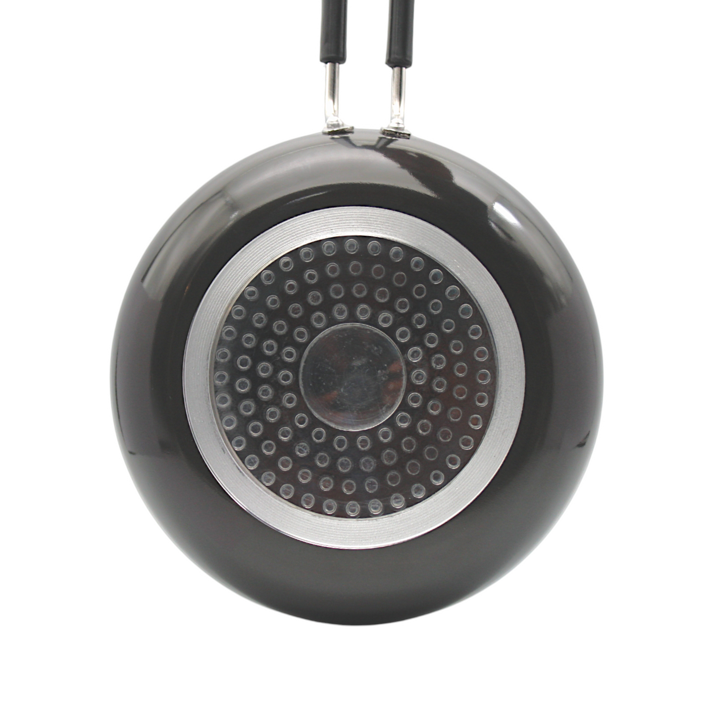 LAZYwindow Superior Quality Hard Anodised Fry Pan - 1 Ltr. (Black) | Induction Base & Long-Lasting