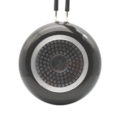 LAZYwindow Superior Quality Hard Anodised Fry Pan - 1 Ltr. (Black) | Induction Base & Long-Lasting