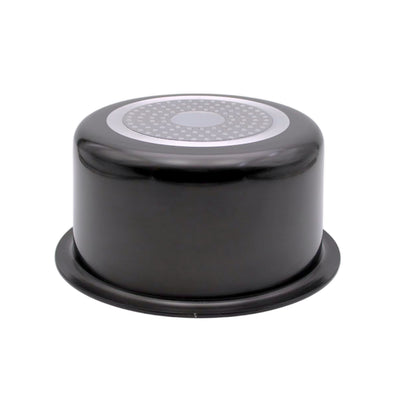 LAZYwindow Superior Quality Hard Anodised Tope - 3 Ltr. (Black) | Induction Base & Long-Lasting