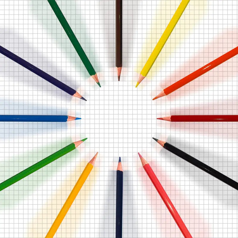 DOZY 12 Colour Pencils Set – Extra Smooth & Vibrant Shades (Pack of 3)