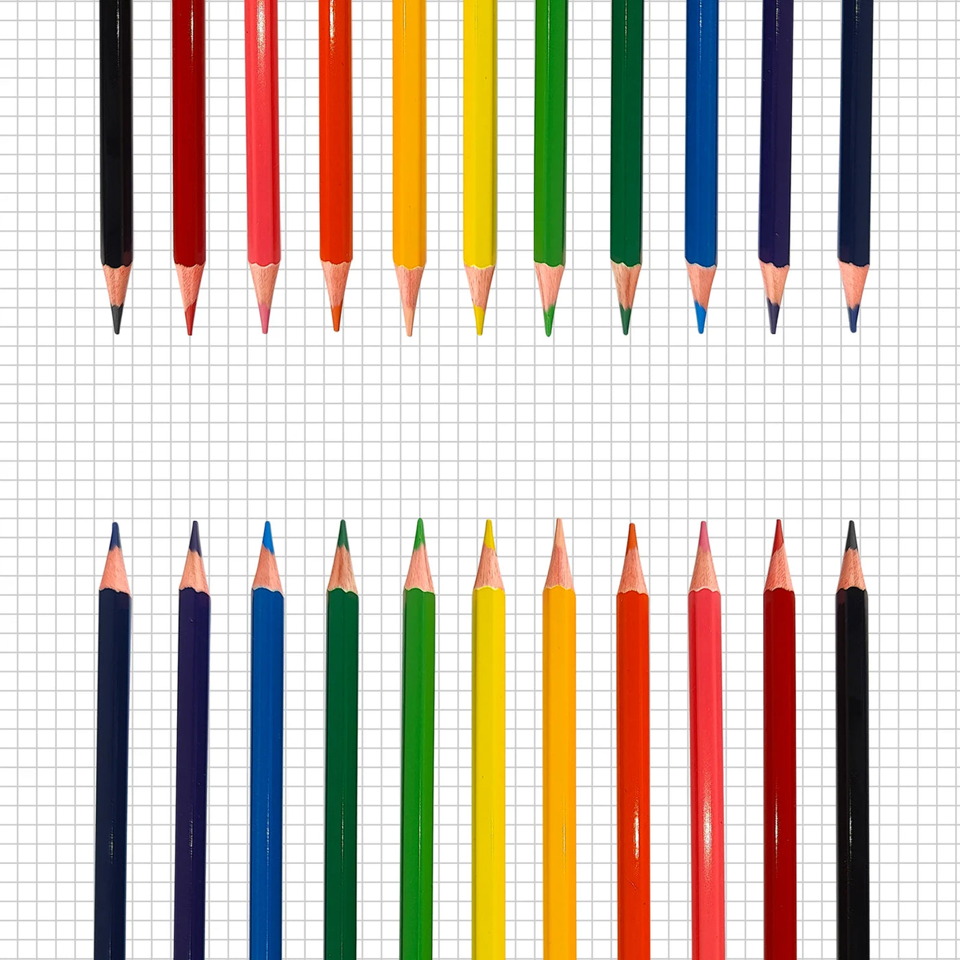 DOZY 12 Colour Pencils Set – Extra Smooth & Vibrant Shades (Pack of 2)