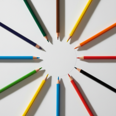 DOZY 12 Colour Pencils Set – Extra Smooth & Vibrant Shades (Pack of 2)