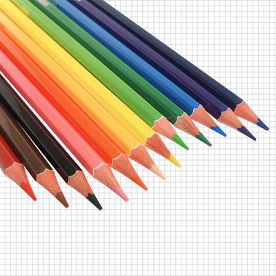 DOZY 12 Colour Pencils Set – Extra Smooth & Vibrant Shades (Pack of 3)